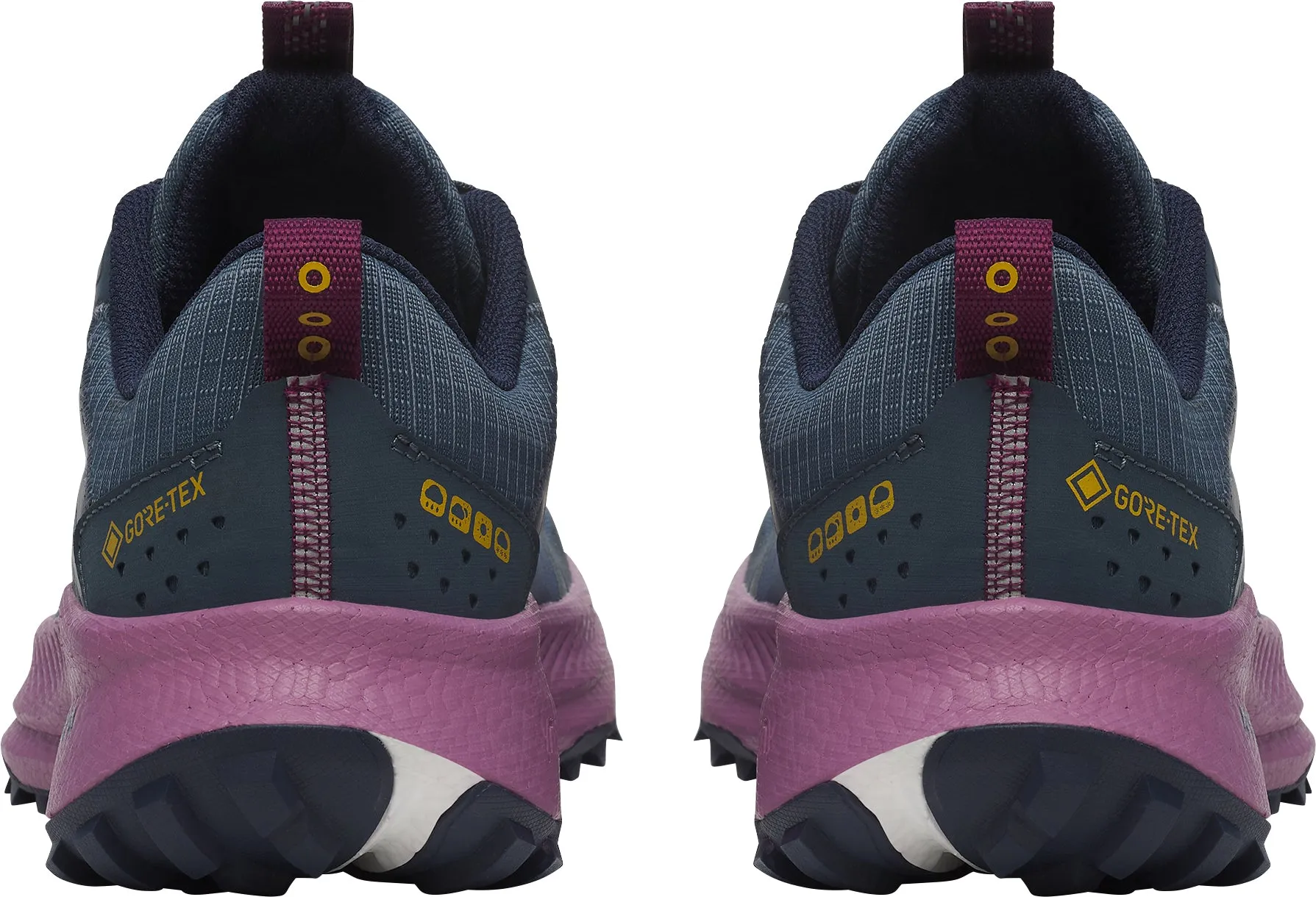 High Cushion Trail Running Shoes Saucony Ride TR2 GORE-TEX Womens Trail Running Shoes - Blue