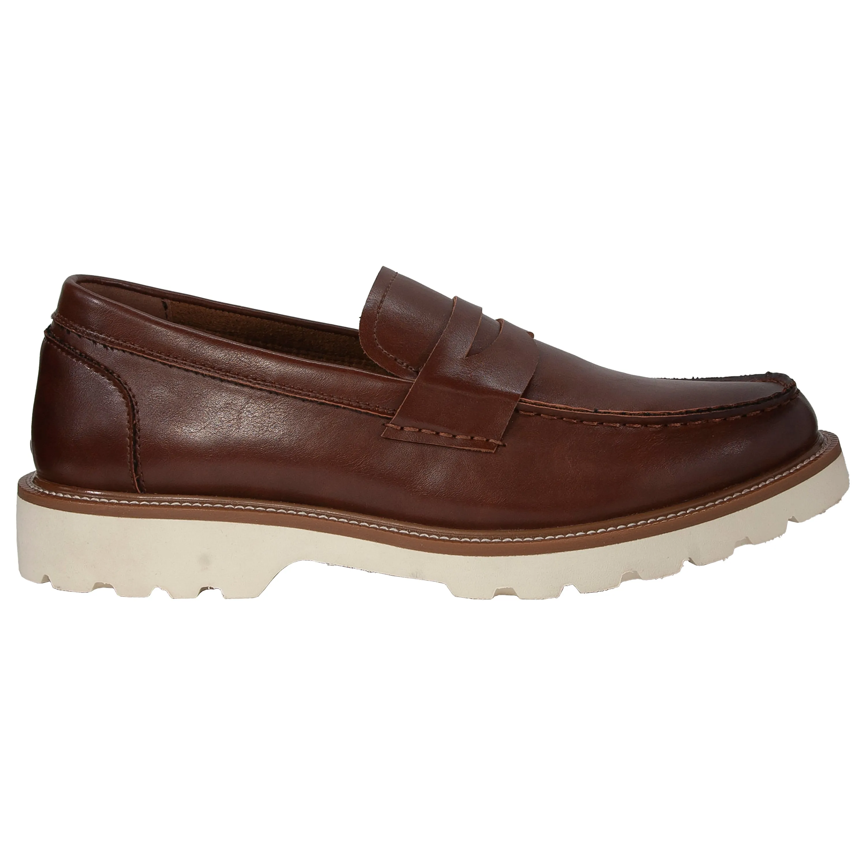 Men's Infinity in Brown - SUPRO INSIDE Slip On Loafer Mules