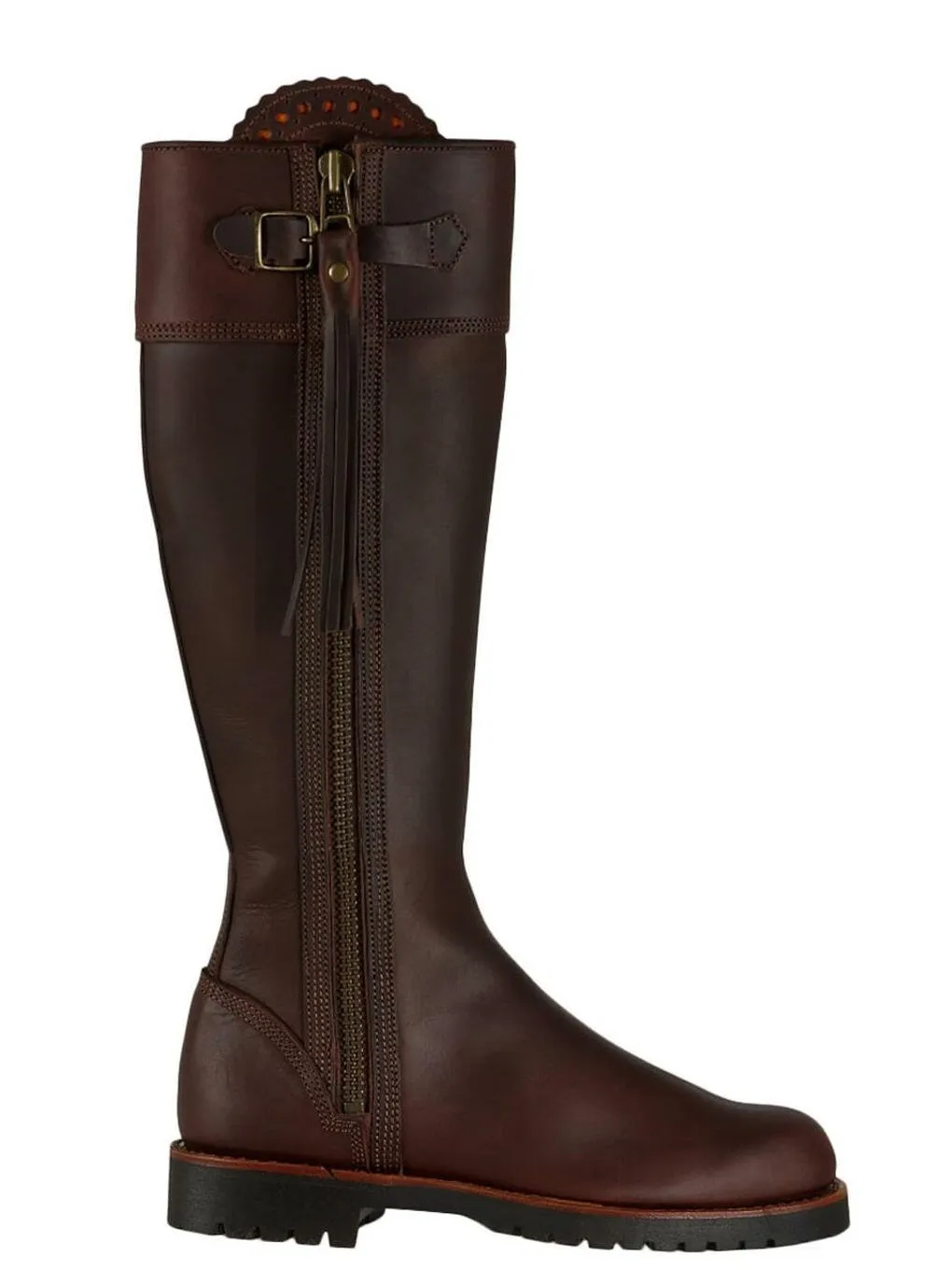 PENELOPE CHILVERS Standard Tassel Boots - Leather - Conker Mou Boots