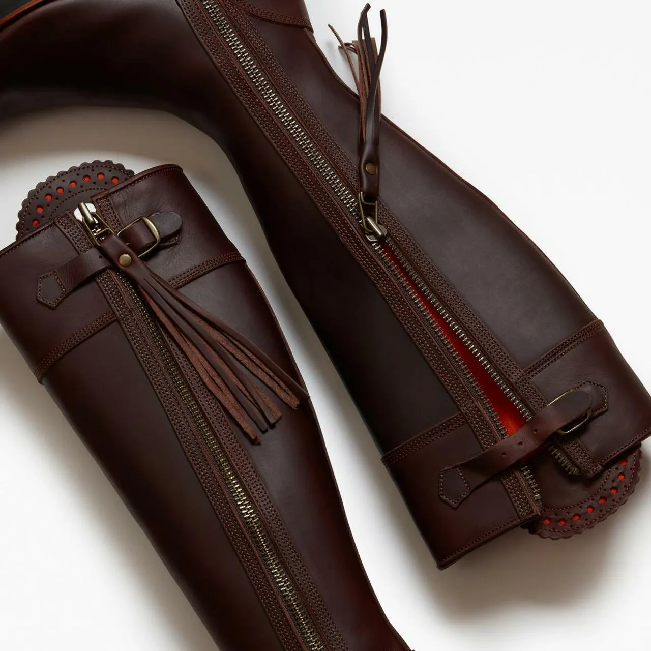 PENELOPE CHILVERS Standard Tassel Boots - Leather - Conker Boots Casual