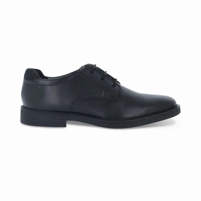 Shoes Loafers Oxfords Geox Boy's (Sizes 35-41) Zheeno Plain Toe Black