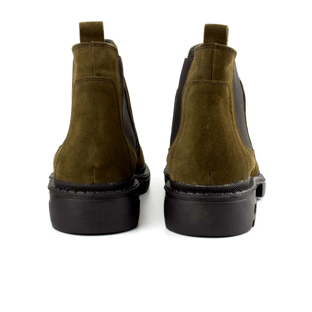 Off Brand Boots Gherardo Army Men's Genuine Suede Leather Boots