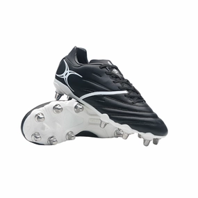 Soccer Cleats Boots Gilbert Adults Rugby Boot Sidestep X20 Power 8S Black/White