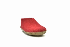 Lamb Skin Slippers GLERUPS DK Shoe Red
