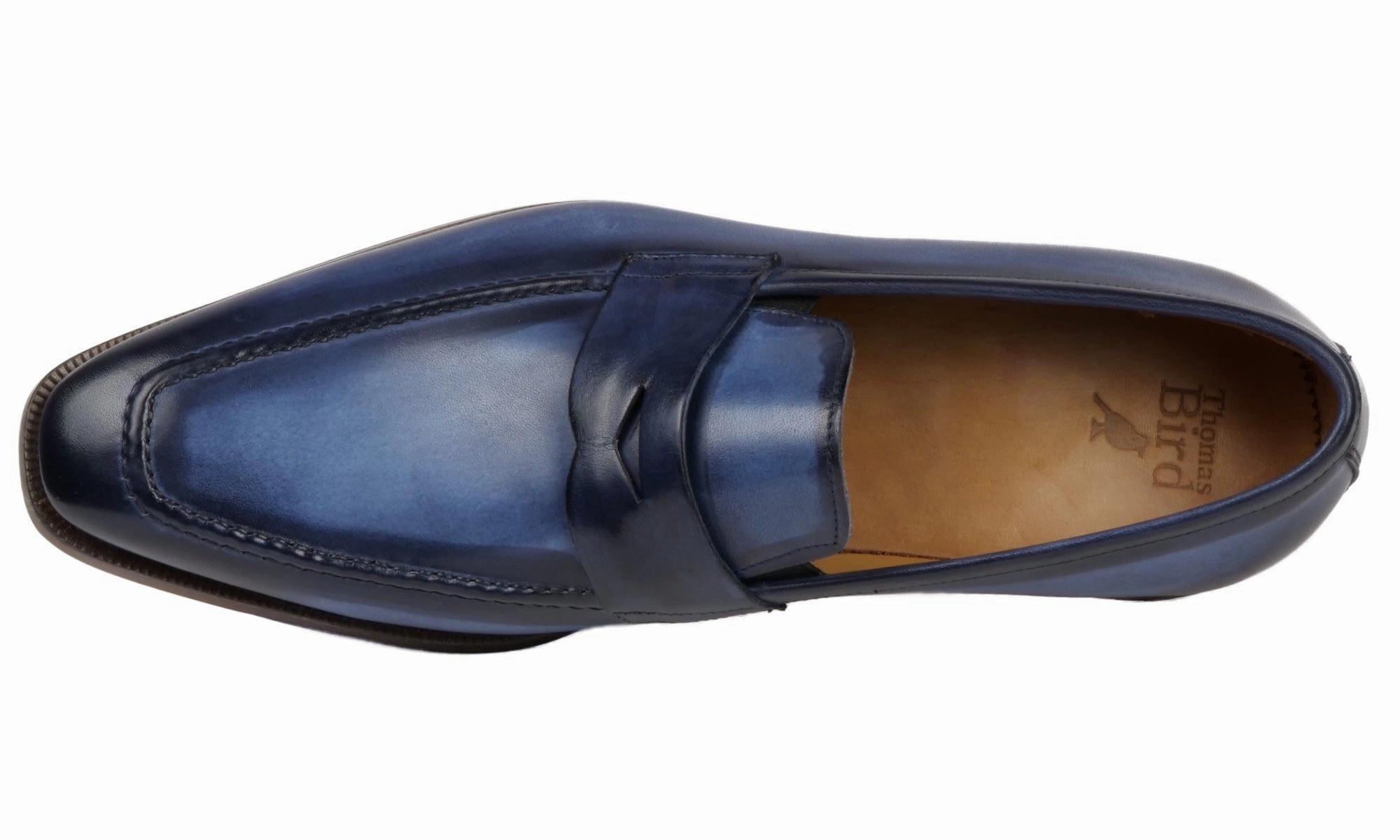 Suede Slip On Loafers Hampton Penny Loafer Blue