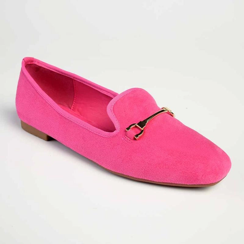 Madison Pearl - Metal Trim Pump - Fuschia Pastel