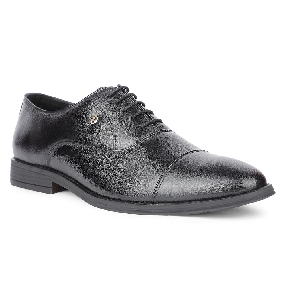 Healers Formal Black Lacing Derby Shoes For Men S201-04 By Liberty Flat Lace Up Shoes