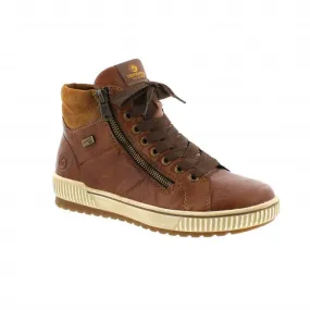 Remonte Womens Boots D0772-22 Brown Low Heel Knee High Boots