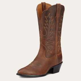 Heritage R Toe Western Boot Marine Corps Boots