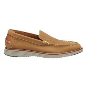 Comfortable Penny Loafers Johnston & Murphy Men's Upton Perfed Venetian Snuff Nubuck