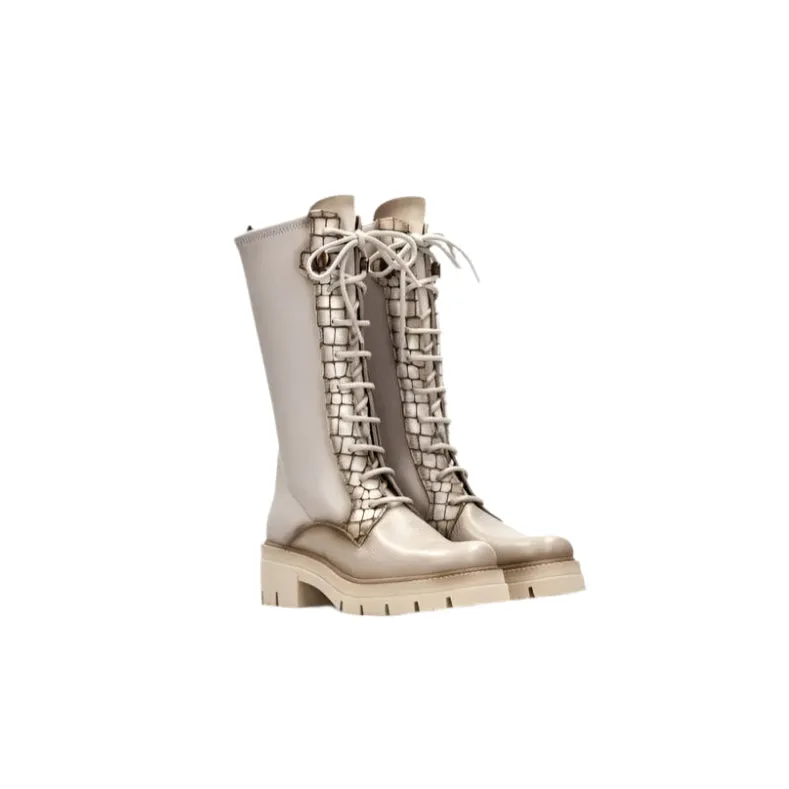 Hispanitas Womens Boot Texas-I21 Vanilla Best Rated Steel Toe Boots