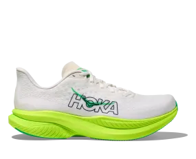 Trail.running Shoes HOKA Men's Mach 6 - WHITE / NEON LIME