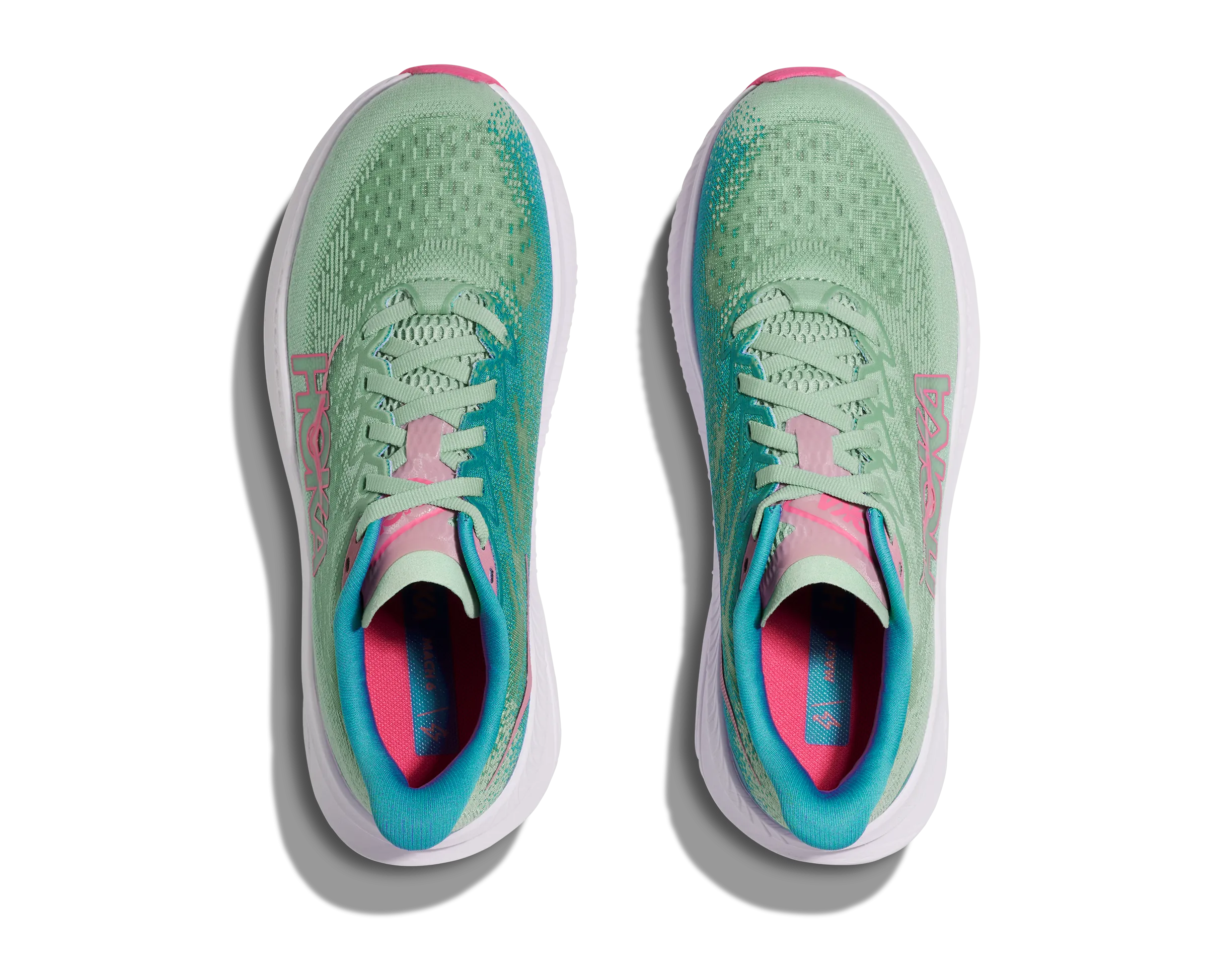 HOKA Women's Mach 6 - JADEITE / ALPINE BLUE Greatest Running Shoes