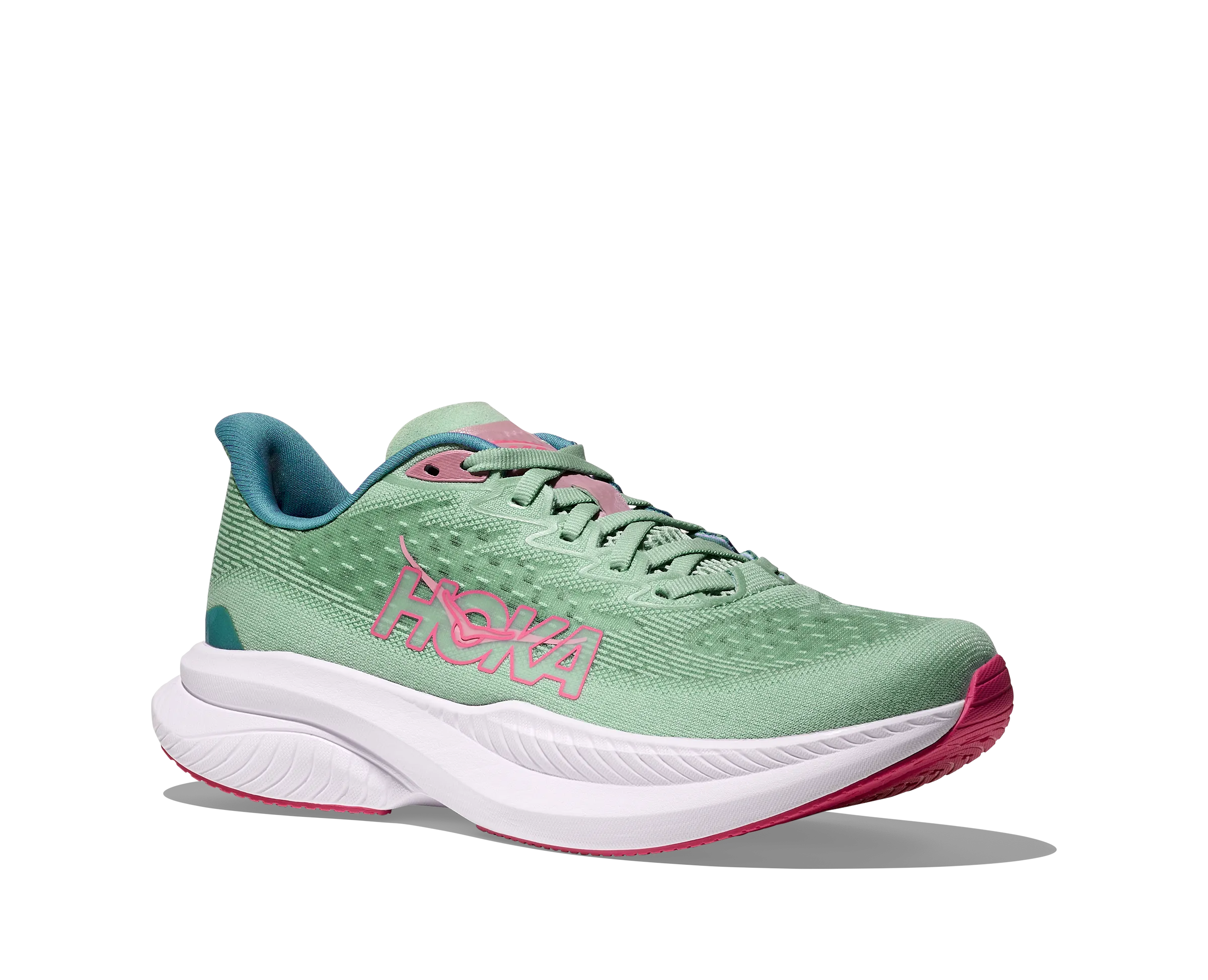 HOKA Women's Mach 6 - JADEITE / ALPINE BLUE Best Running Shoes For Runners With Bunions