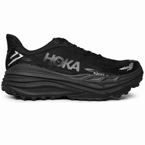 Hoka Stinson 7 Textile Synthetic Men's Black Black Running Trainers Running Shoes Smell