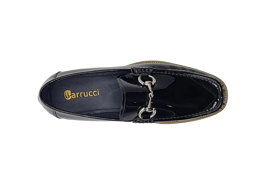 Horse Bit Loafer in Lug Sole Vintage Gucci Loafers