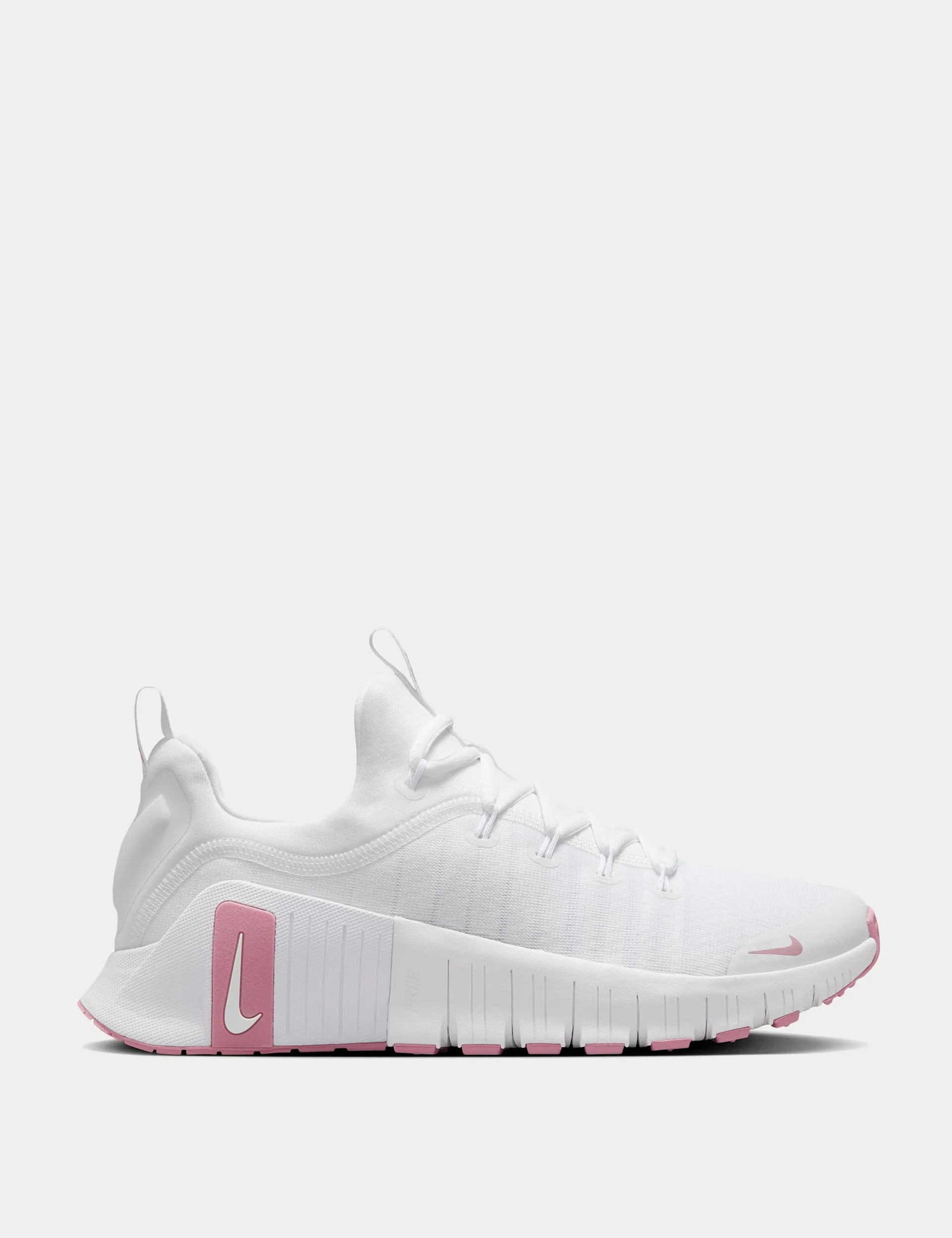 Free Metcon 6 Shoes - White/Elemental Pink Turf Shoes Nike