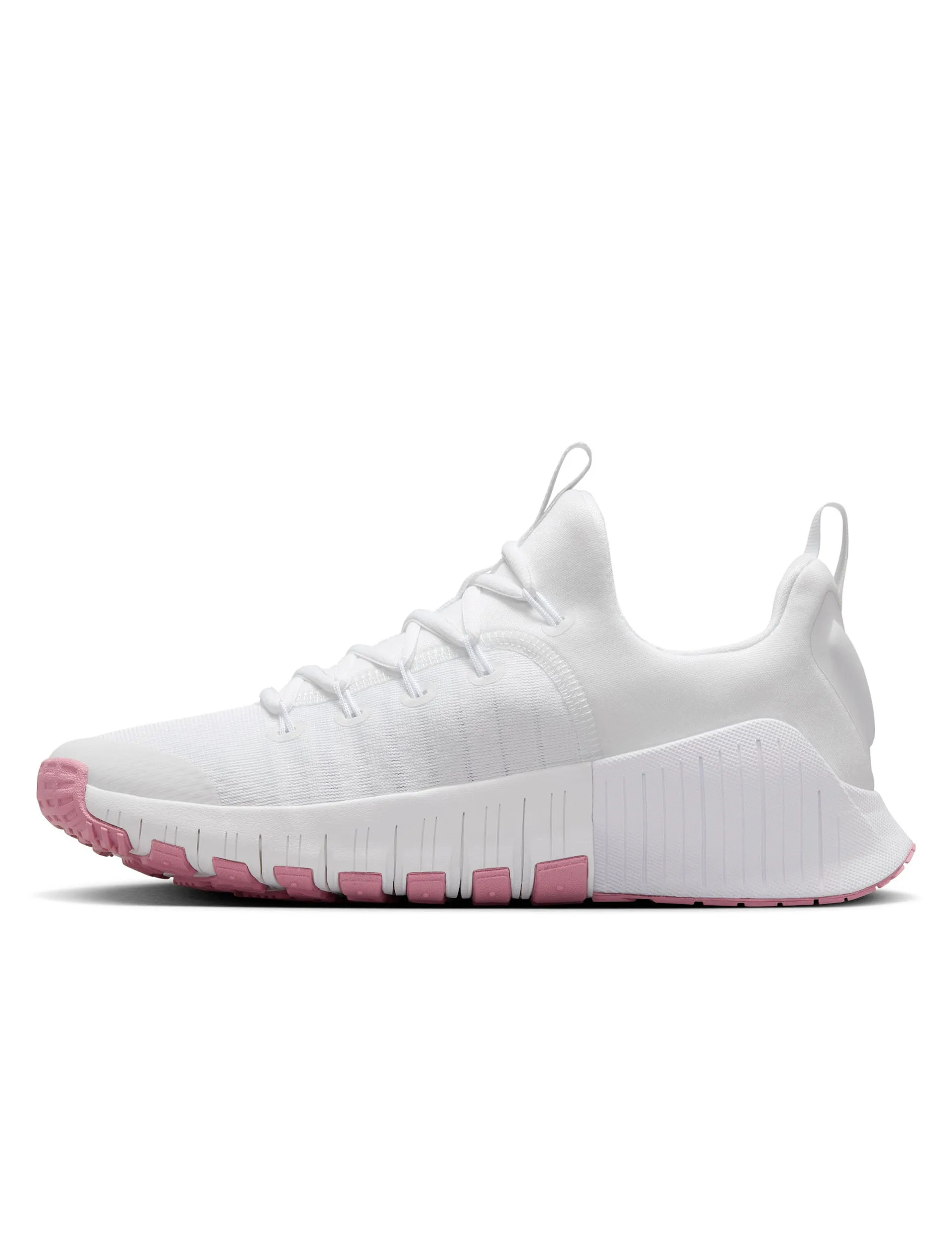 Free Metcon 6 Shoes - White/Elemental Pink