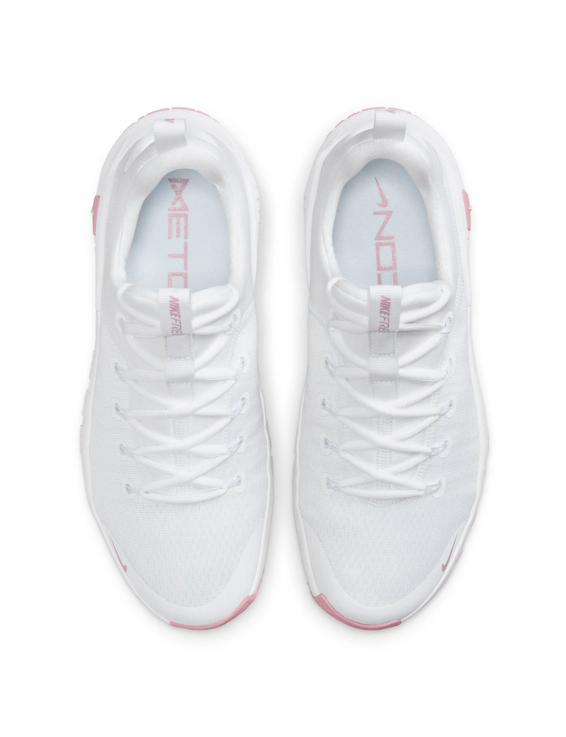 Free Metcon 6 Shoes - White/Elemental Pink