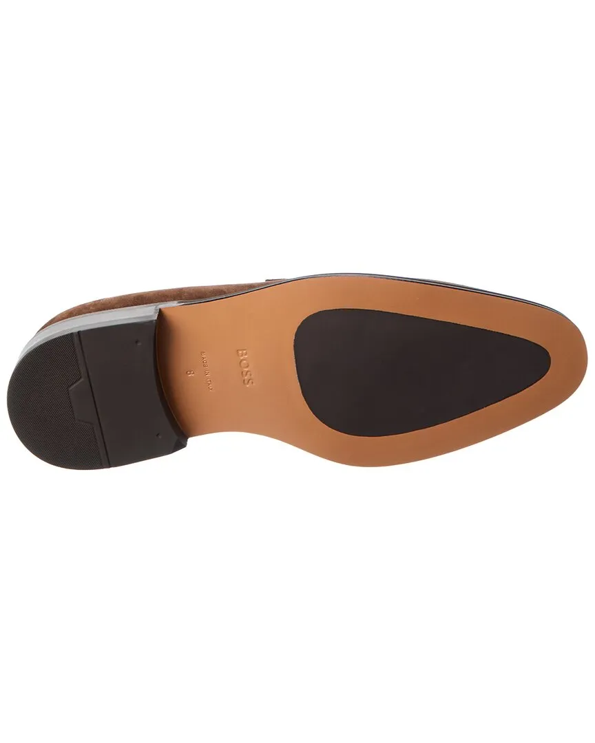 Hugo Boss Derrek Leather Loafer White Loafers