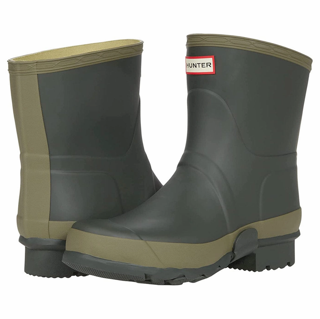 Hunter Field Gardener Rubber Men's Short Wellington Boots Waterproof Shoes For Walking In Rain