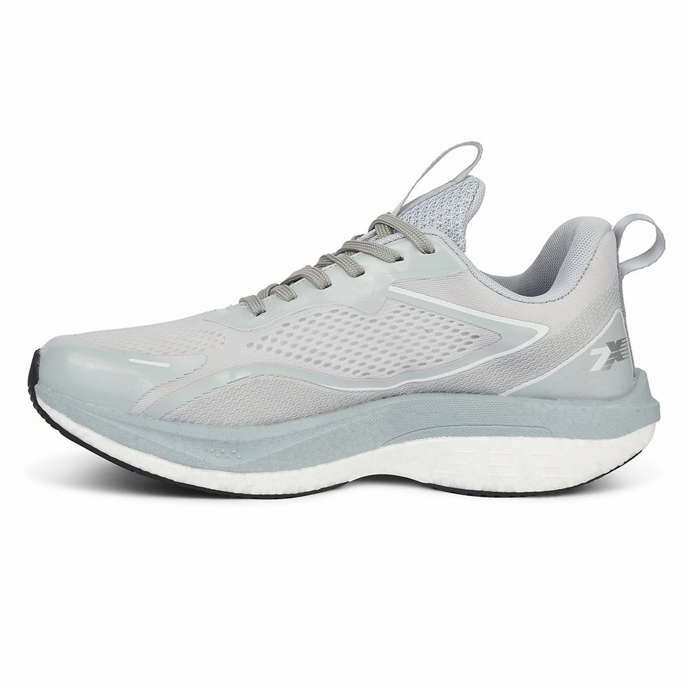 Run 60s 2.0 Shoes Leap7x Light Grey Sports Lacing Running Shoes For Men XLM-06 By Liberty