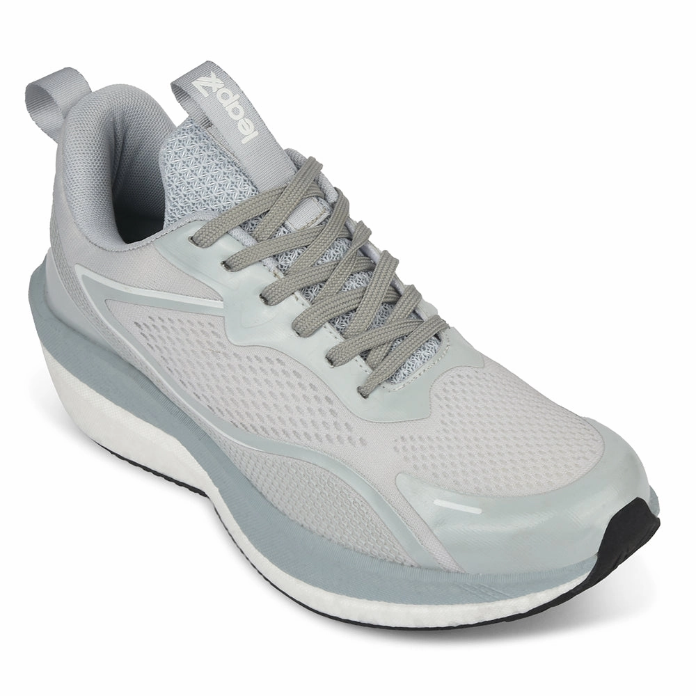 Leap7x Light Grey Sports Lacing Running Shoes For Men XLM-06 By Liberty Hallux Valgus Running Shoes