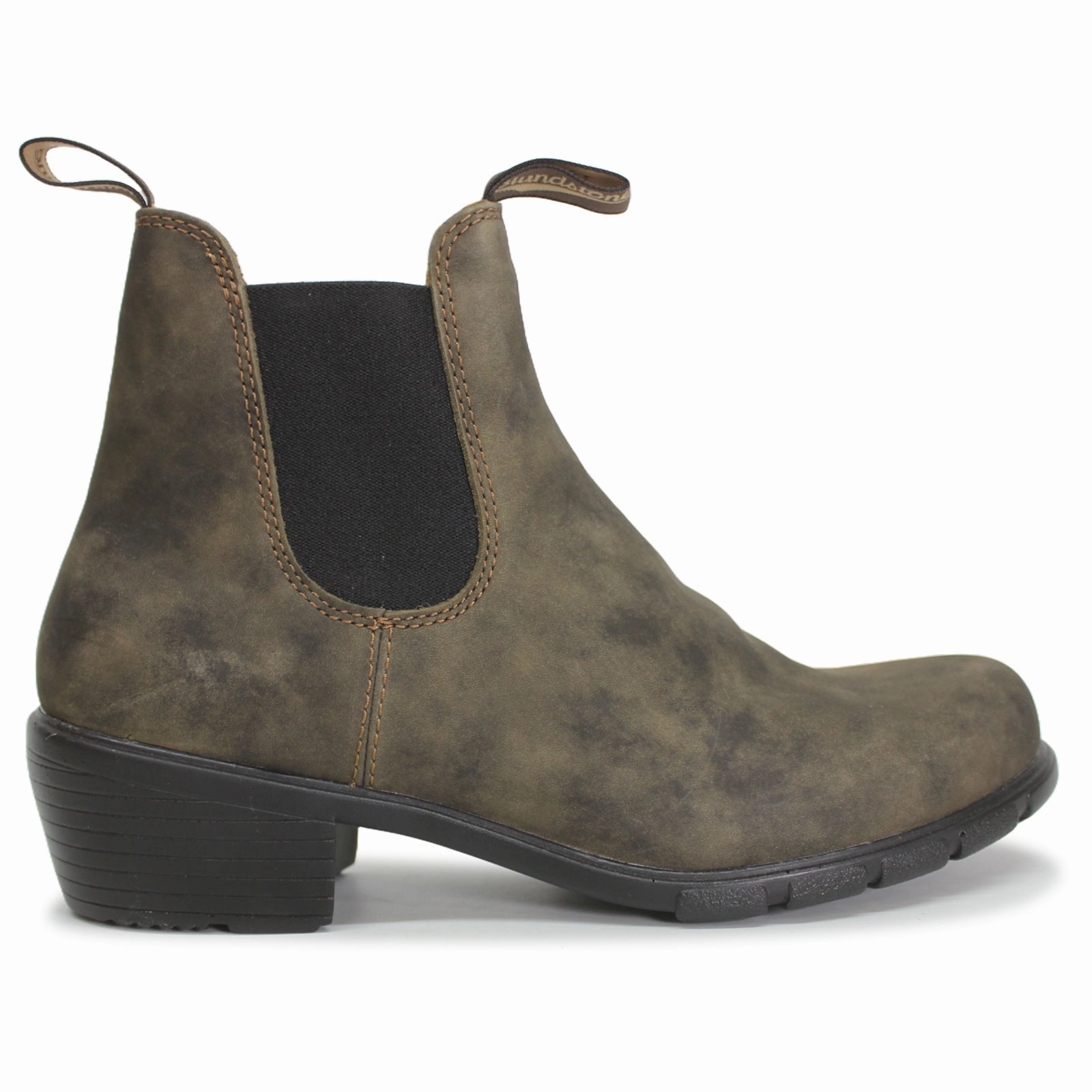 Blundstone 1677 Nubuck Women's Ankle Rustic Brown Boots Chelsea Boots Street Fashion