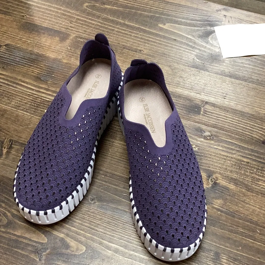 Ilse Jacobsen Navy Tulip 3373 Platform Loafer Repetto Loafers