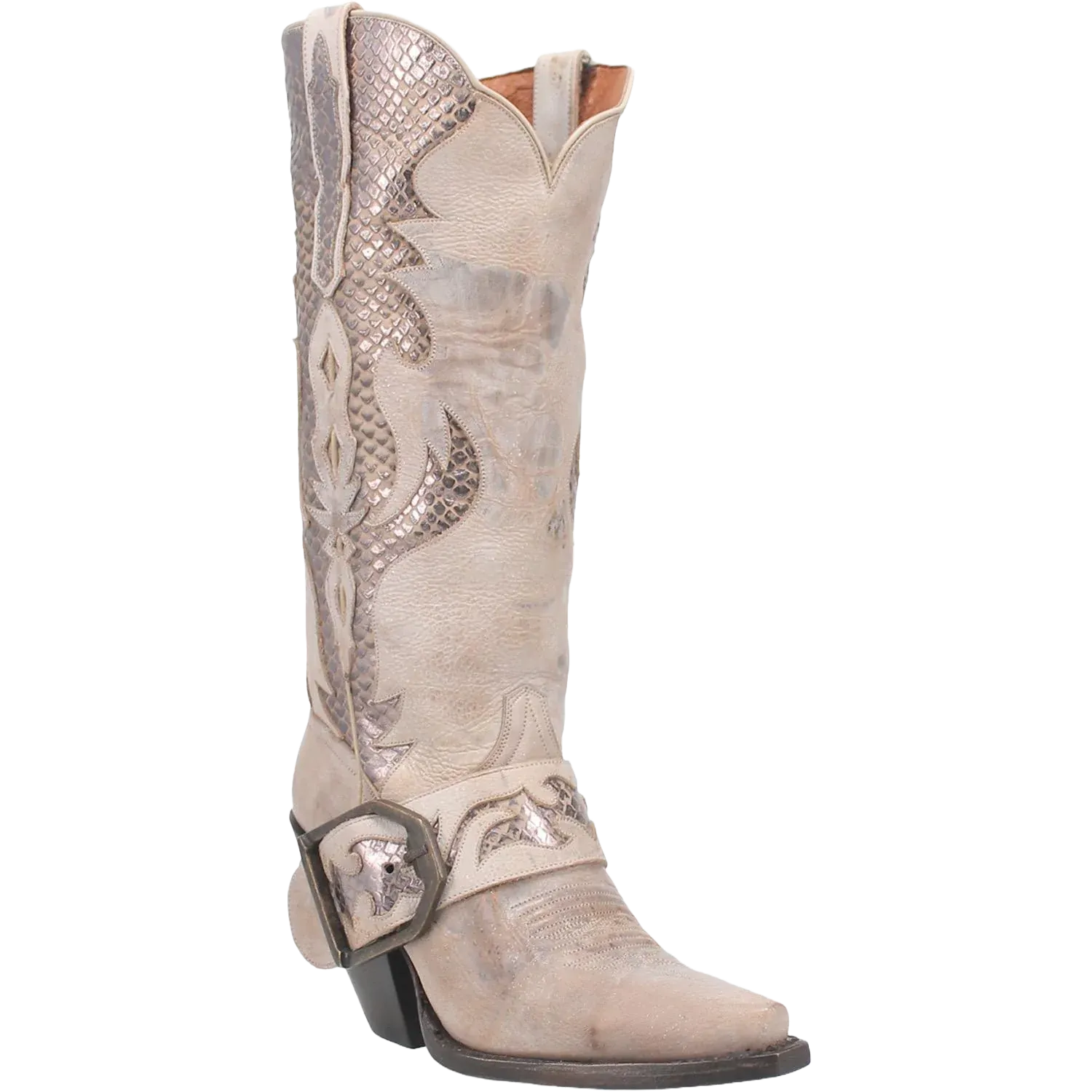 Dress To Impress Shoe Codes Dan Post Ladies Sydney White Leather Western Boots DP4204