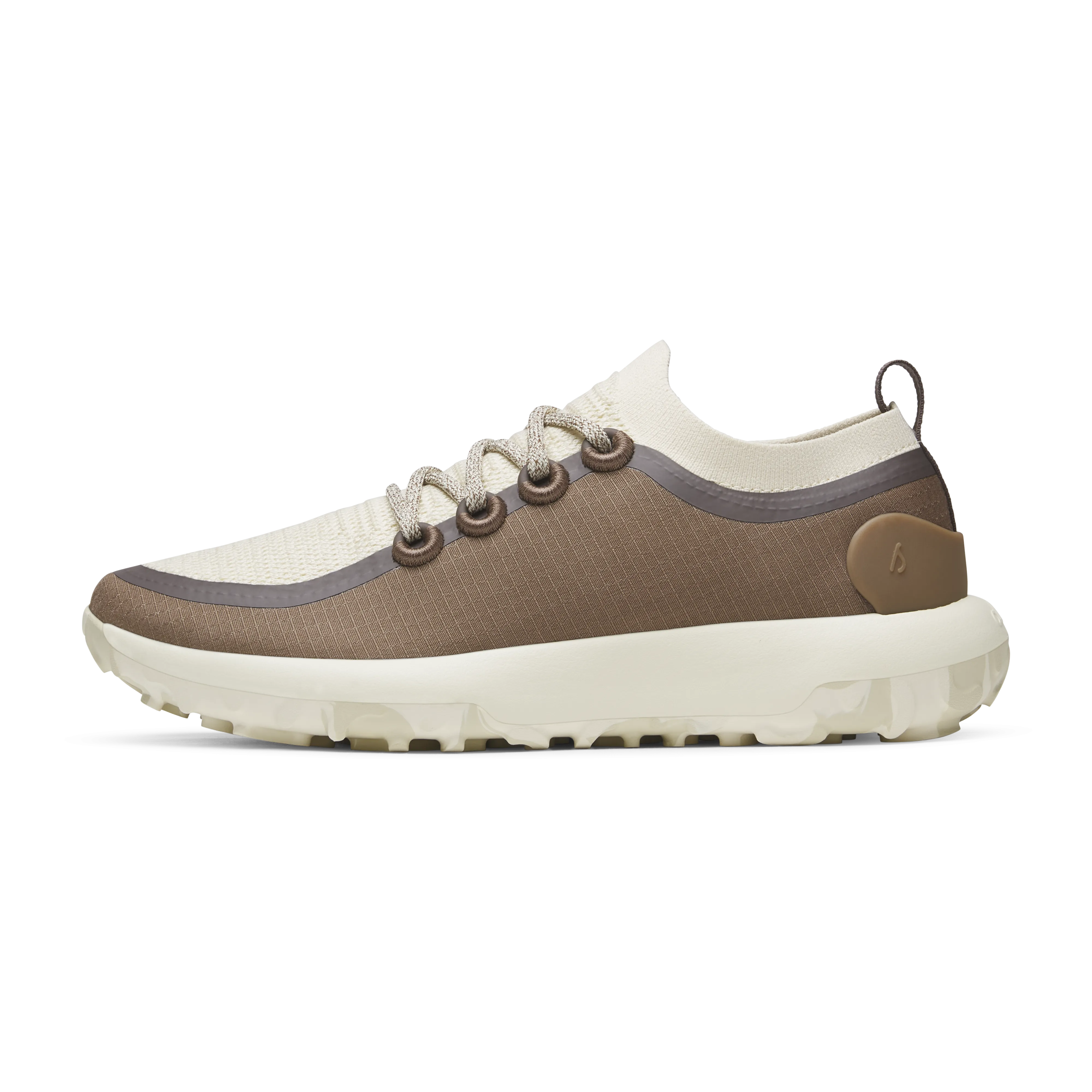 Women's Trail Runner - Hazy Cocoa/Dark Cocoa (Stony Cream Sole) Best Trail Run Shoe