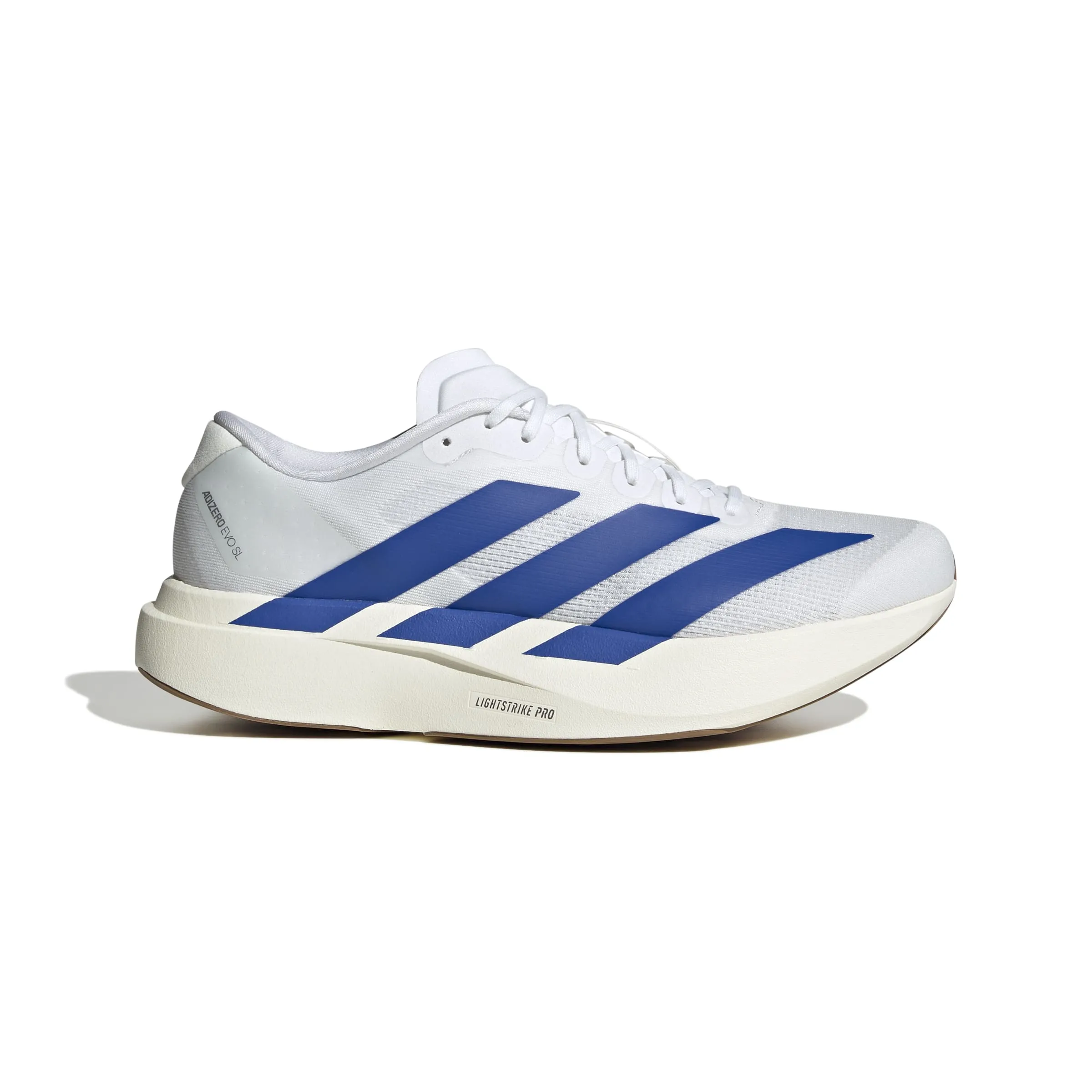 Men's Adizero Evo SL (FTWWHT/ROYBLU/PURRUB) Adidas Slipon Shoes
