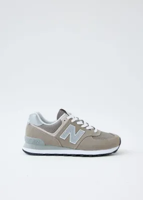 Gray And Blue New Balance 574 Sneakers