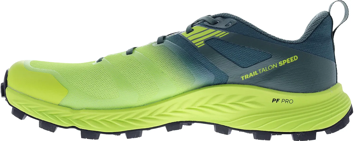Inov8 TrailTalon Speed Mens Trail Running Shoes - Green Trail Running Shoes Heel Drop