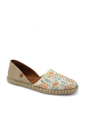 Criss Cross Espadrilles Carmen Blossom Woven Flat Espadrilles