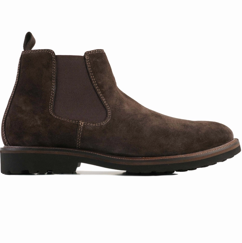 John White Vigo Suede Chelsea Boots/Brown - New SS25 Chelsea Boots Dr Scholl's