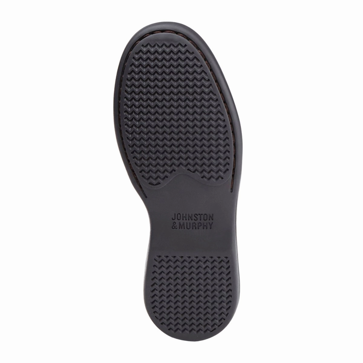 Johnston & Murphy Boy's (Grade School) Locklin Venetian Black Leather Martens Oxford