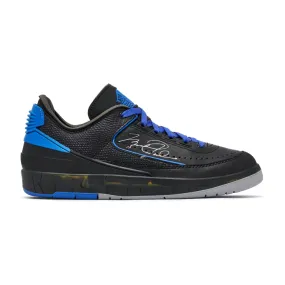 Jordan 2 Retro Low SP Off-White Black Blue Training Shoes Nike