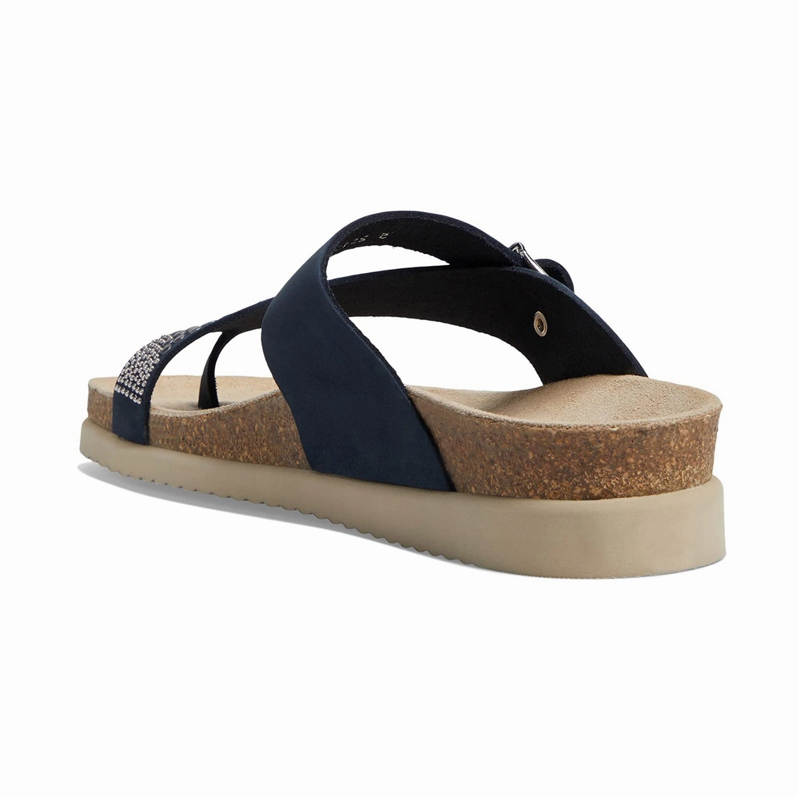 Mephisto Helenka Nubuck Women's Navy Slip On Sandals Hand Stitched Espadrilles
