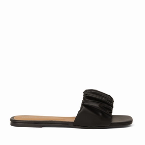 KOB Flat Sandal - Black Inspired Shoes