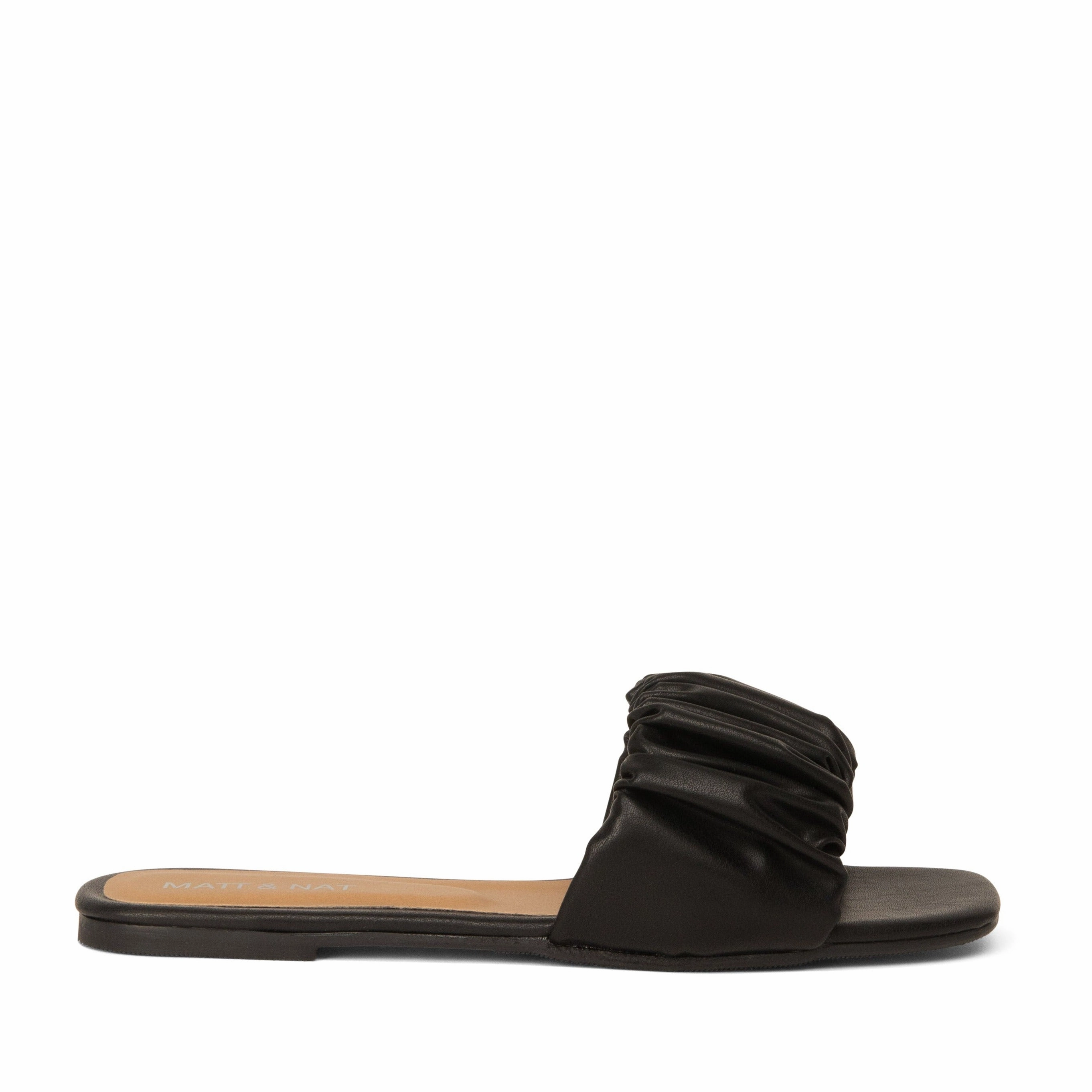 KOB Flat Sandal - Black Best Shoe Brands For Flat Feet