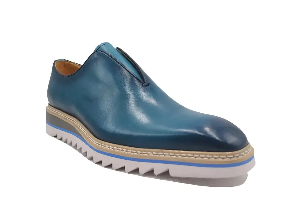 Loafers Ferragamo Laceless Loafer with Contrast color lightweight sole