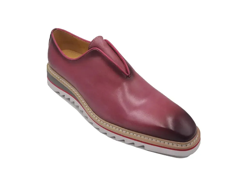 Athletic Loafers Laceless Loafer with Contrast color lightweight sole