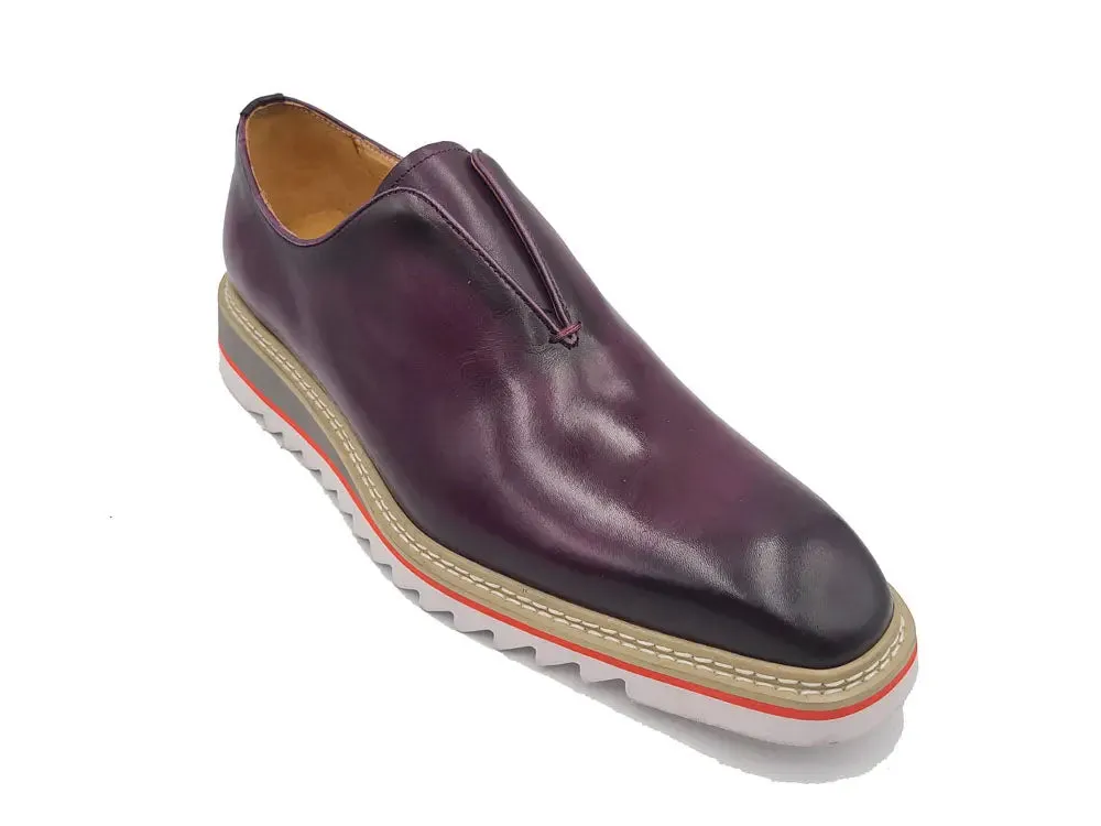 Laceless Loafer with Contrast color lightweight sole Johnston And Murphy Loafers With Tassels