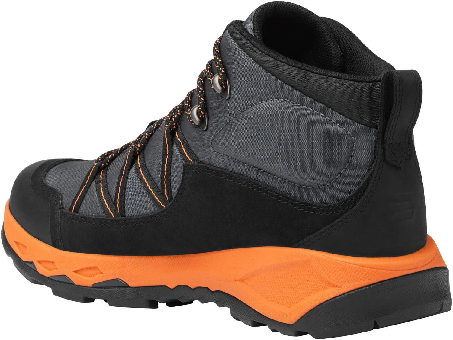 Wolverine Boots Steel Toe Lacrosse Mens San Juan Mid GTX Gunmetal/Orange Leather Hunting Boots