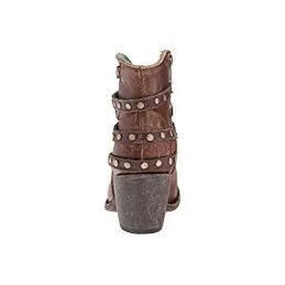 LADIES CORRAL SHORT STUDDED COWGIRL FASHION BOOT C2993 Photos Of Cowboy Boots