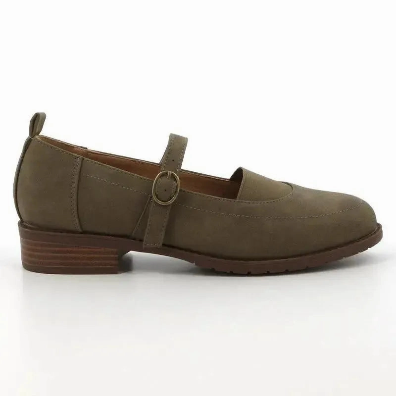 Strandmok Brogues Soft Style by Hush Puppies Bertilla - Khaki