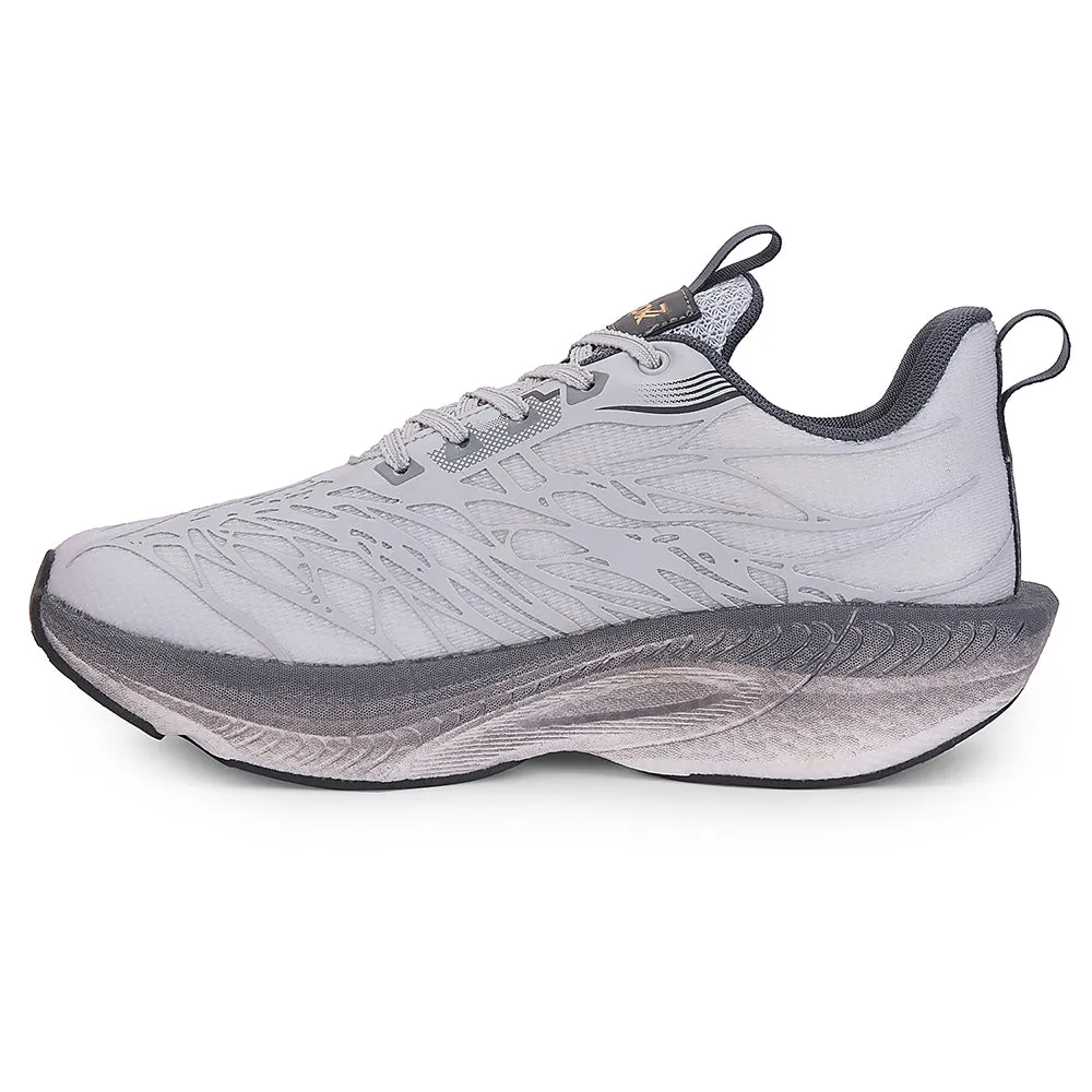 Best Running Shoes New Balance Leap7x Light Grey Sports Lacing Running Shoes For Men XLM-01 By Liberty