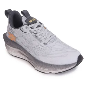 Airwalk Running Shoes Leap7x Light Grey Sports Lacing Running Shoes For Men XLM-01 By Liberty