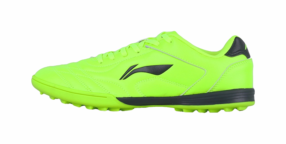 Li Ning Men's Low-Top Soccer Cleats in Neon Green Black Soccer Cleat Stud Types